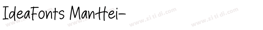 IdeaFonts ManHei字体转换